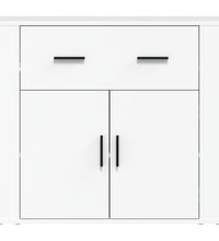 Sideboard Weiß 80x33x70 cm Holzwerkstoff