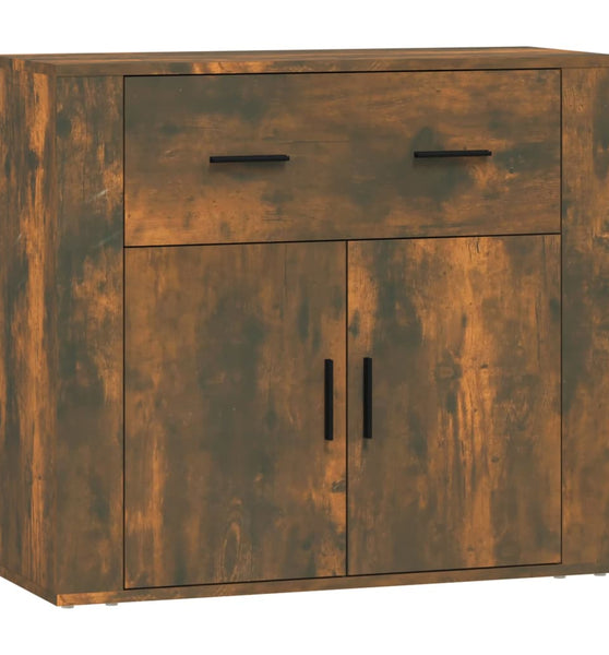 Sideboard Räuchereiche 80x33x70 cm Holzwerkstoff