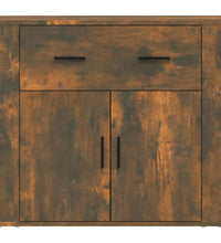 Sideboard Räuchereiche 80x33x70 cm Holzwerkstoff