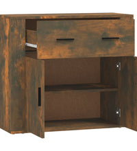 Sideboard Räuchereiche 80x33x70 cm Holzwerkstoff