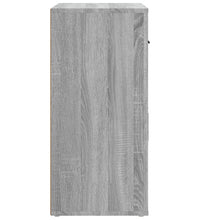 Sideboard Grau Sonoma 80x33x70 cm Holzwerkstoff