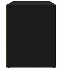 Nachttisch Schwarz 60x36x45 cm Holzwerkstoff