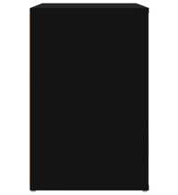 Schuhschrank Schwarz 130x35x54 cm Holzwerkstoff