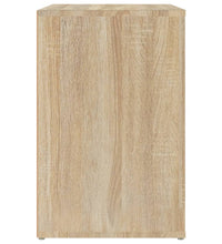 Schuhschrank Sonoma-Eiche 130x35x54 cm Holzwerkstoff