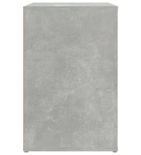 Schuhschrank Betongrau 130x35x54 cm Holzwerkstoff