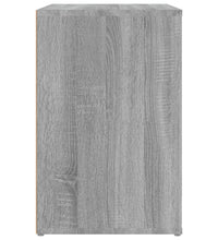 Schuhschrank Grau Sonoma 130x35x54 cm Holzwerkstoff