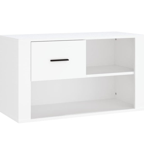 Schuhschrank Weiß 80x35x45 cm Holzwerkstoff