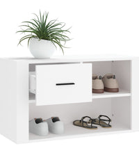 Schuhschrank Weiß 80x35x45 cm Holzwerkstoff