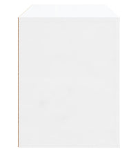 Schuhschrank Hochglanz-Weiß 80x35x45 cm Holzwerkstoff