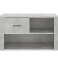 Schuhschrank Betongrau 80x35x45 cm Holzwerkstoff
