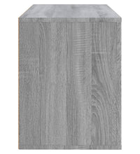 Schuhschrank Grau Sonoma 80x35x45 cm Holzwerkstoff