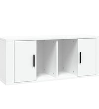 TV-Schrank Weiß 100x35x40 cm Holzwerkstoff