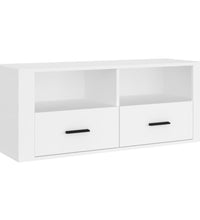 TV-Schrank Weiß 100x35x40 cm Holzwerkstoff