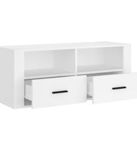 TV-Schrank Weiß 100x35x40 cm Holzwerkstoff