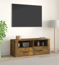 TV-Schrank Räuchereiche 100x35x40 cm Holzwerkstoff