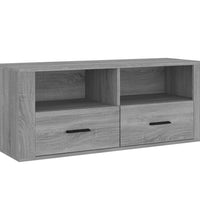 TV-Schrank Grau Sonoma 100x35x40 cm Holzwerkstoff