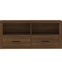 TV-Schrank Braun Eichen-Optik 100x35x40 cm Holzwerkstoff