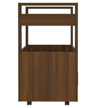 Küchenwagen Braun Eichen-Optik 60x45x80 cm Holzwerkstoff