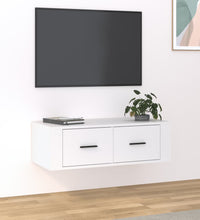 TV-Wandschrank Weiß 80x36x25 cm Holzwerkstoff