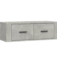 TV-Wandschrank Betongrau 80x36x25 cm Holzwerkstoff