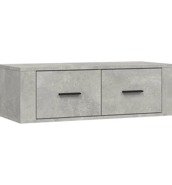 TV-Wandschrank Betongrau 80x36x25 cm Holzwerkstoff