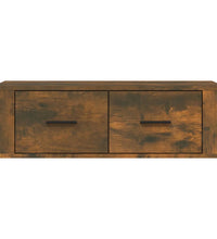 TV-Wandschrank Räuchereiche 80x36x25 cm Holzwerkstoff