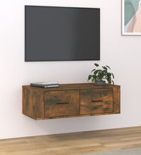 TV-Wandschrank Räuchereiche 80x36x25 cm Holzwerkstoff