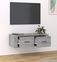 TV-Wandschrank Grau Sonoma 80x36x25 cm Holzwerkstoff