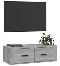 TV-Wandschrank Grau Sonoma 80x36x25 cm Holzwerkstoff