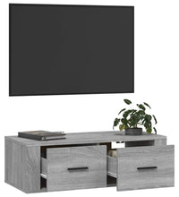 TV-Wandschrank Grau Sonoma 80x36x25 cm Holzwerkstoff