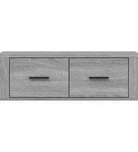 TV-Wandschrank Grau Sonoma 80x36x25 cm Holzwerkstoff