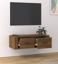 TV-Wandschrank Braun Eichen-Optik 80x36x25 cm Holzwerkstoff