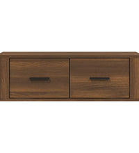 TV-Wandschrank Braun Eichen-Optik 80x36x25 cm Holzwerkstoff