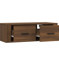 TV-Wandschrank Braun Eichen-Optik 80x36x25 cm Holzwerkstoff