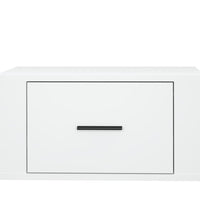 Wand-Nachttisch Weiß 50x36x25 cm