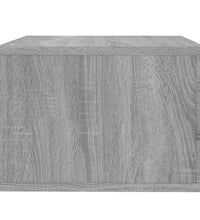 Wand-Nachttische 2 Stk. Grau Sonoma 50x36x25 cm