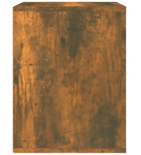 Wand-Nachttisch Räuchereiche 50x36x47 cm