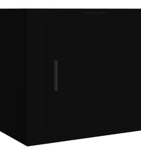 Wand-Nachttisch Schwarz 50x30x47 cm
