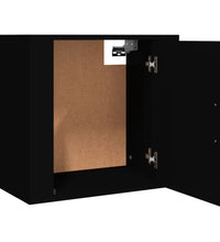 Wand-Nachttisch Schwarz 50x30x47 cm