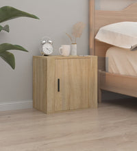Wand-Nachttische 2 Stk. Sonoma-Eiche 50x30x47 cm