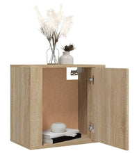 Wand-Nachttische 2 Stk. Sonoma-Eiche 50x30x47 cm
