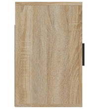 Wand-Nachttische 2 Stk. Sonoma-Eiche 50x30x47 cm