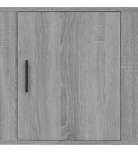 Wand-Nachttisch Grau Sonoma 50x30x47 cm