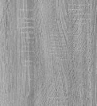 Wand-Nachttische 2 Stk. Grau Sonoma 50x36x40 cm