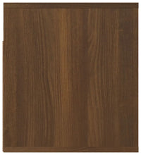 Wand-Nachttisch Braun Eichen-Optik 50x36x40 cm