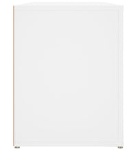 Schuhregal Weiß 100x35x45 cm Holzwerkstoff