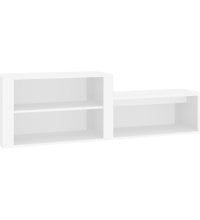 Schuhschrank Weiß 150x35x45 cm Holzwerkstoff