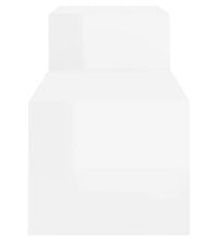 Schuhschrank Hochglanz-Weiß 150x35x45 cm Holzwerkstoff