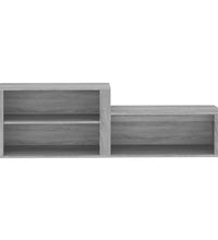 Schuhschrank Grau Sonoma 150x35x45 cm Holzwerkstoff