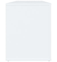 Schuhregal Weiß 100x35x45 cm Holzwerkstoff